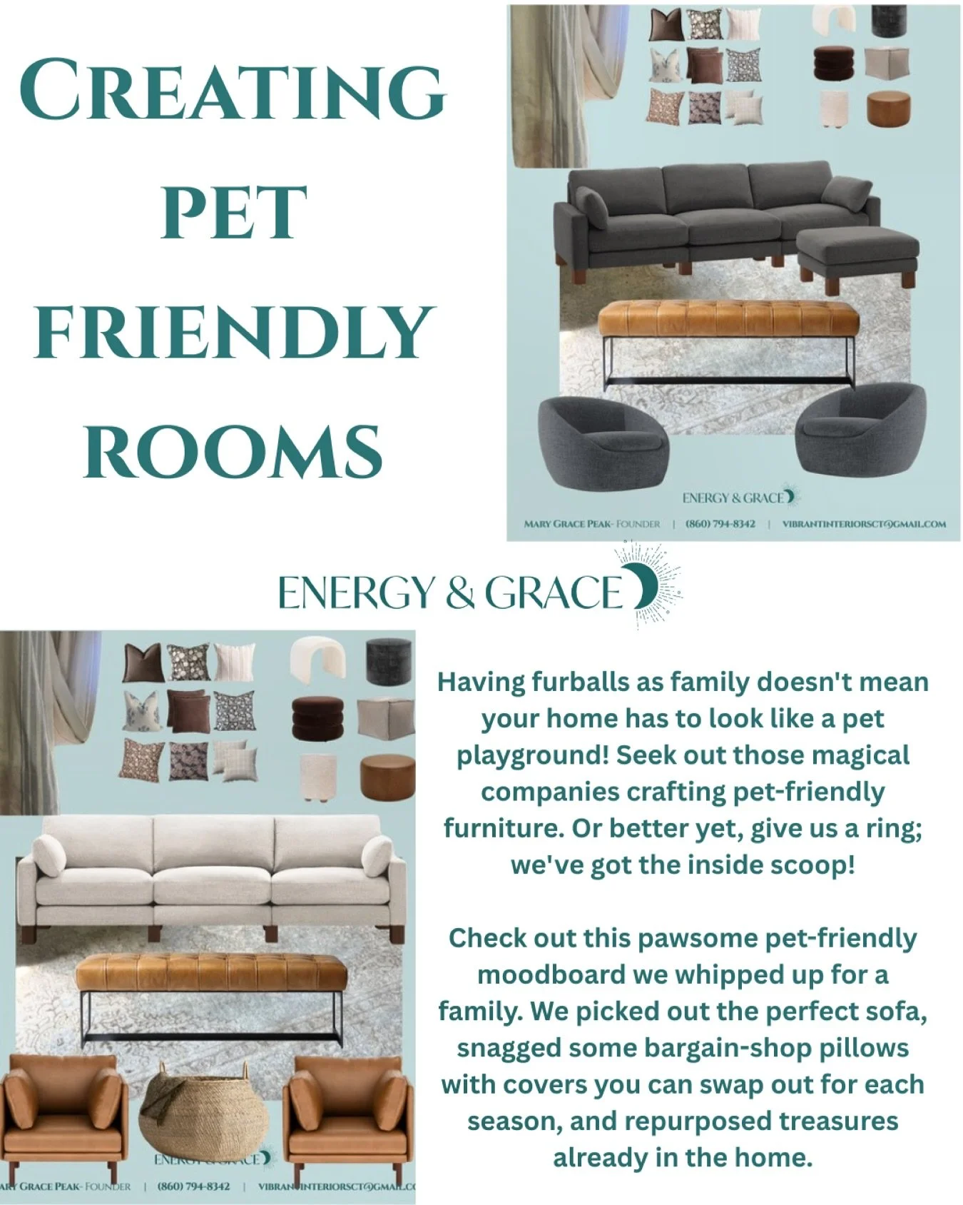 Having furballs as family doesn&rsquo;t mean your home has to look like a pet playground! Seek out those magical companies crafting pet-friendly furniture. Or better yet, give us a ring; we&rsquo;ve got the inside scoop!

Check out this pawsome pet-f