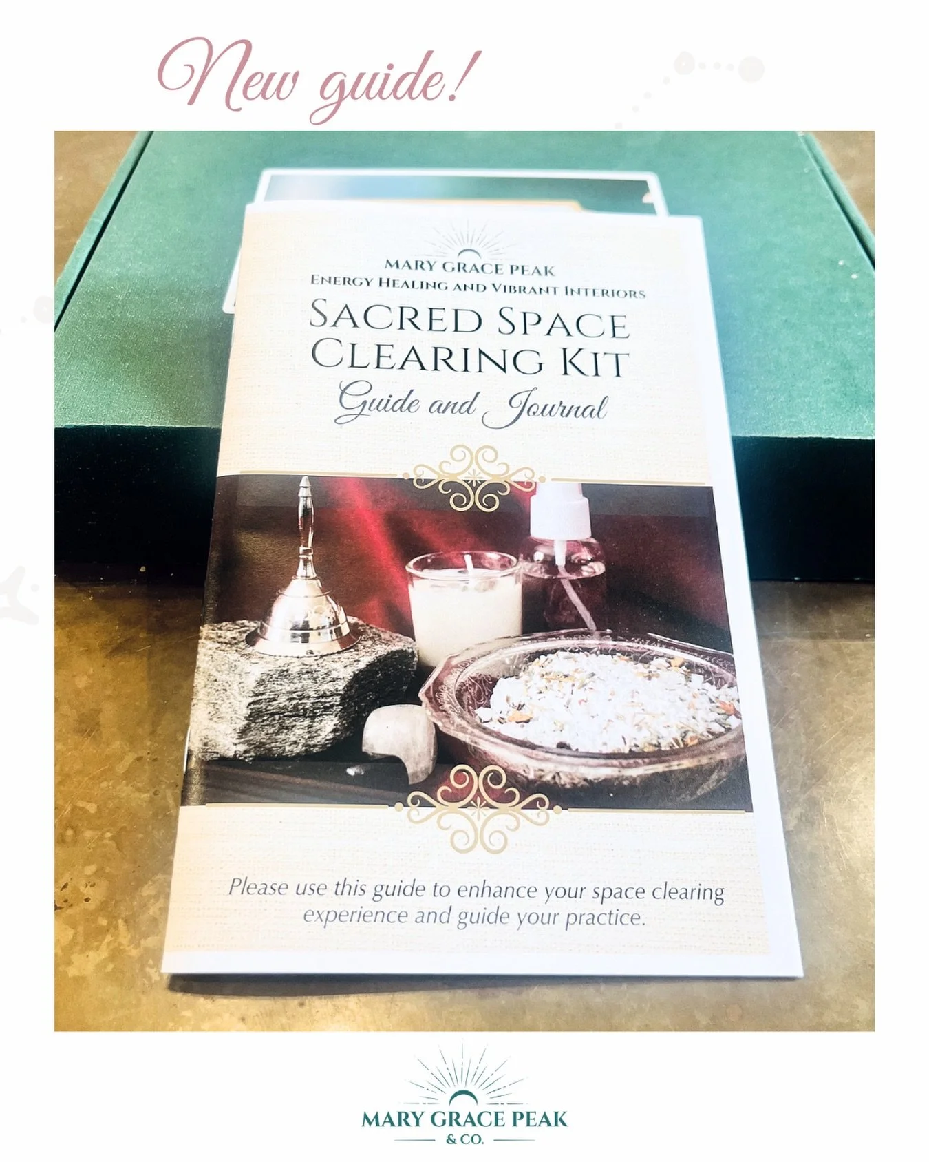 🌿 Clear the air, welcome the light 🌿 
I&rsquo;ve poured my favorite meditation, journal prompts, and step‑by‑step rituals into a companion guide with my space clearing kits to help you bless any space&mdash;home, office, or wherever you need a litt