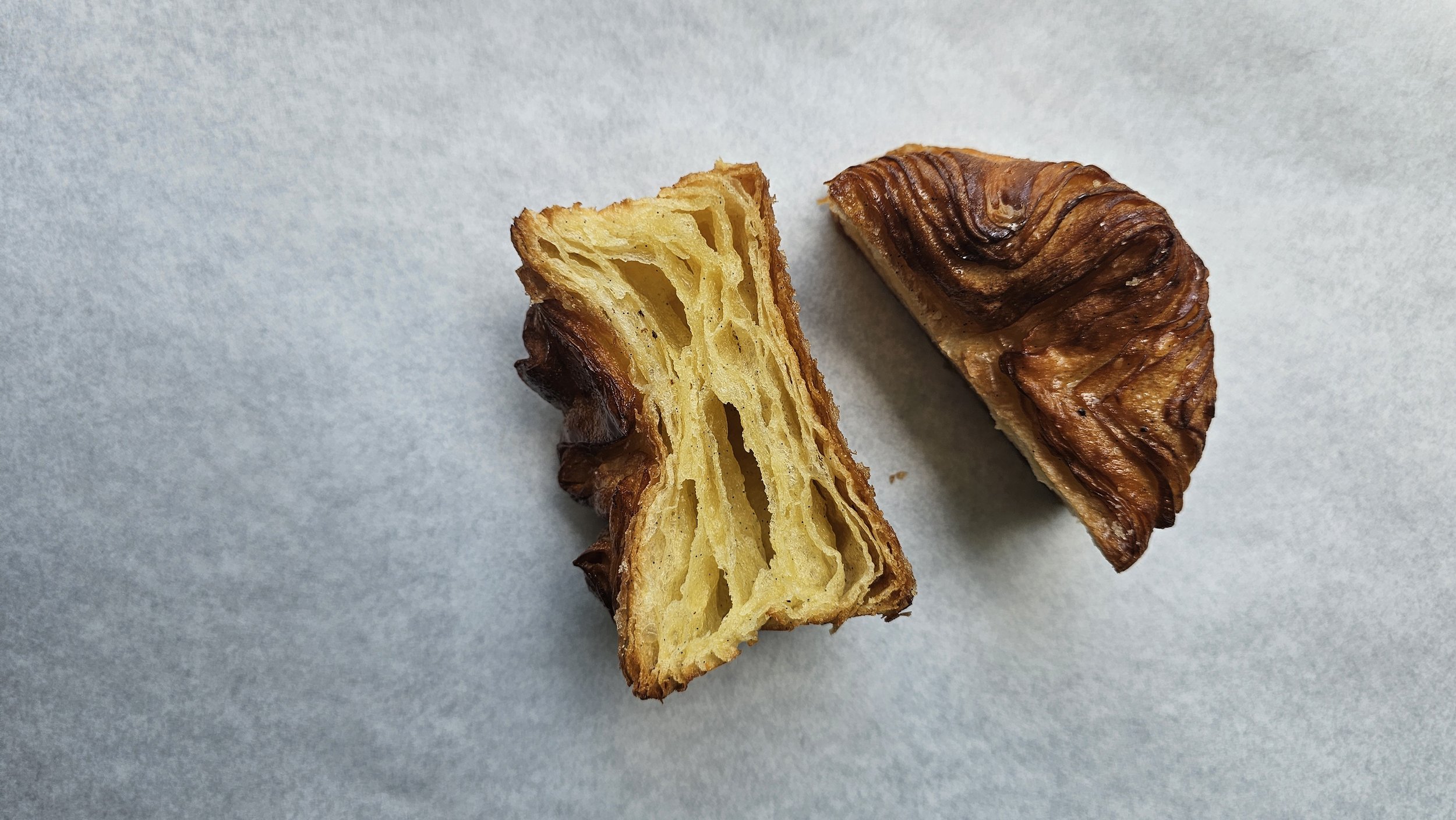 Vanilla bean kouign amann