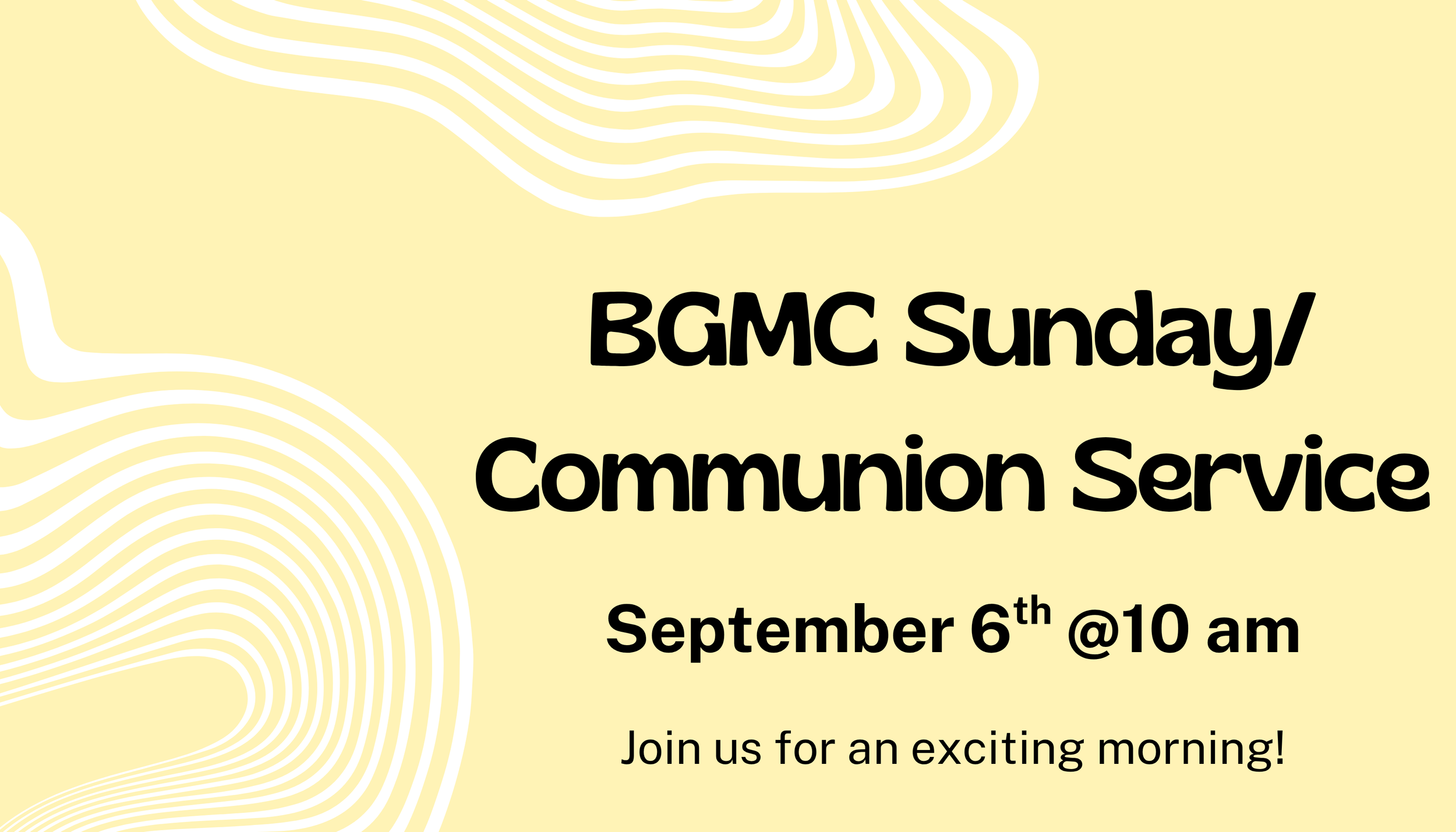 BGMC Sunday 
