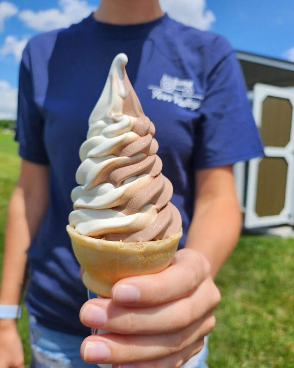 TWO WEEK COUNTDOWN! 🍦 

Exciting news on the farm! We have been working hard on the Ice Cream Barn at Fern Fern Valley for the past few months. We will be offering soft serve and have teamed up with @batchicecream for homemade hard ice cream! This p