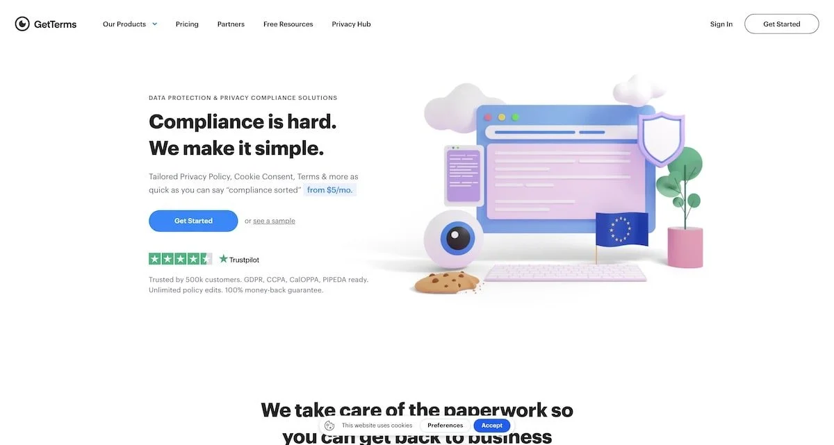 homepage photo of Get Terms