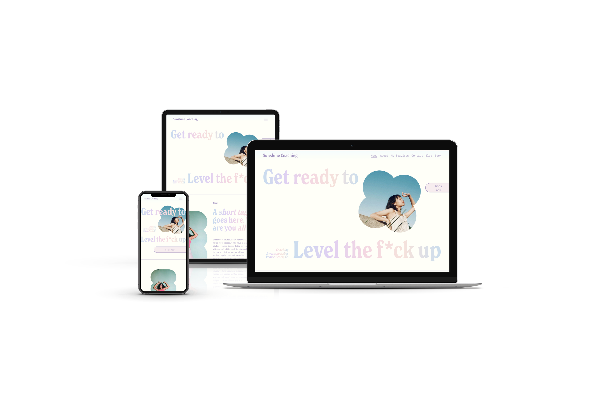 Sunshine Coaching - Premium Squarespace 7.1 Fluid Engine Template