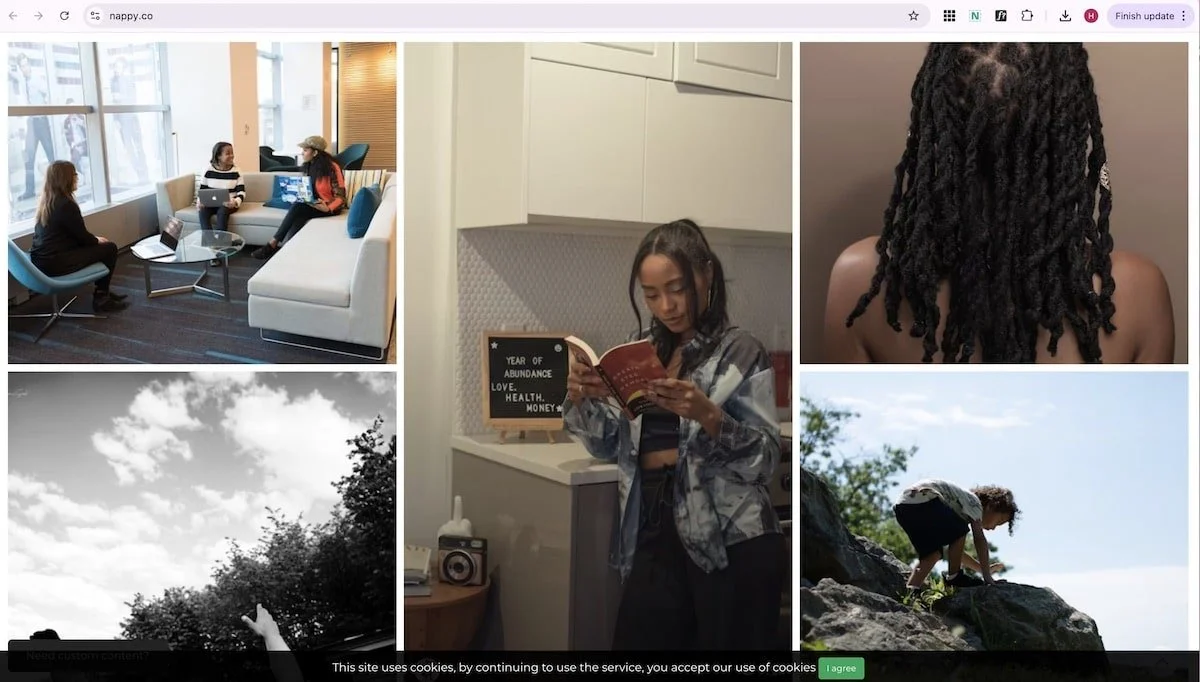 homepage photo of Nappy.co