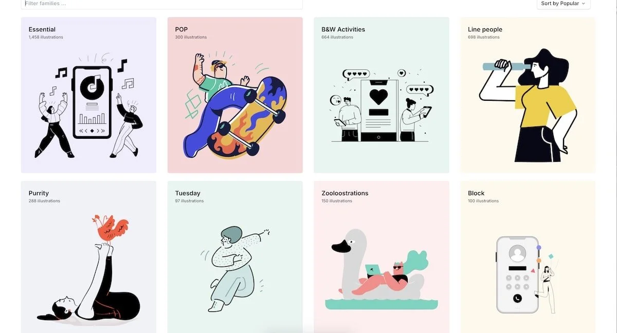 image of the iconfinder page