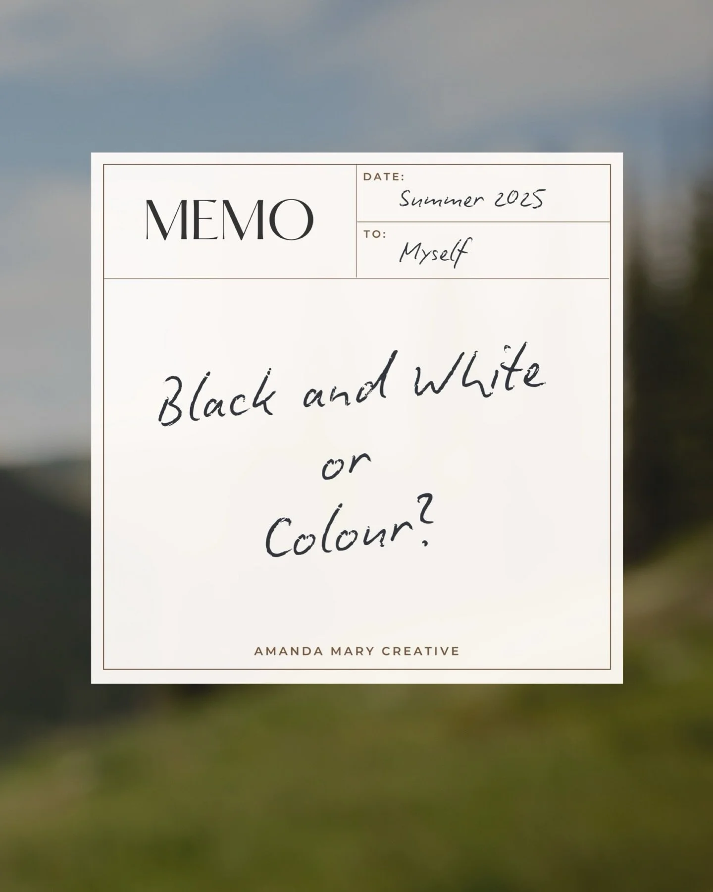 I can&rsquo;t decide&hellip; 🖤✨

I originally shared only the colour edits, but I keep circling back to the black and whites. There&rsquo;s something about them&mdash;the texture, the timelessness&mdash;that just won&rsquo;t let go.

So Hermes the q