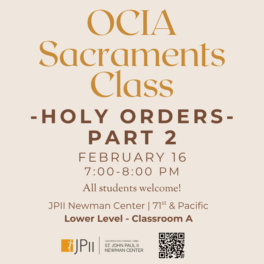 OCIA Class: Holy Orders- Part 2
