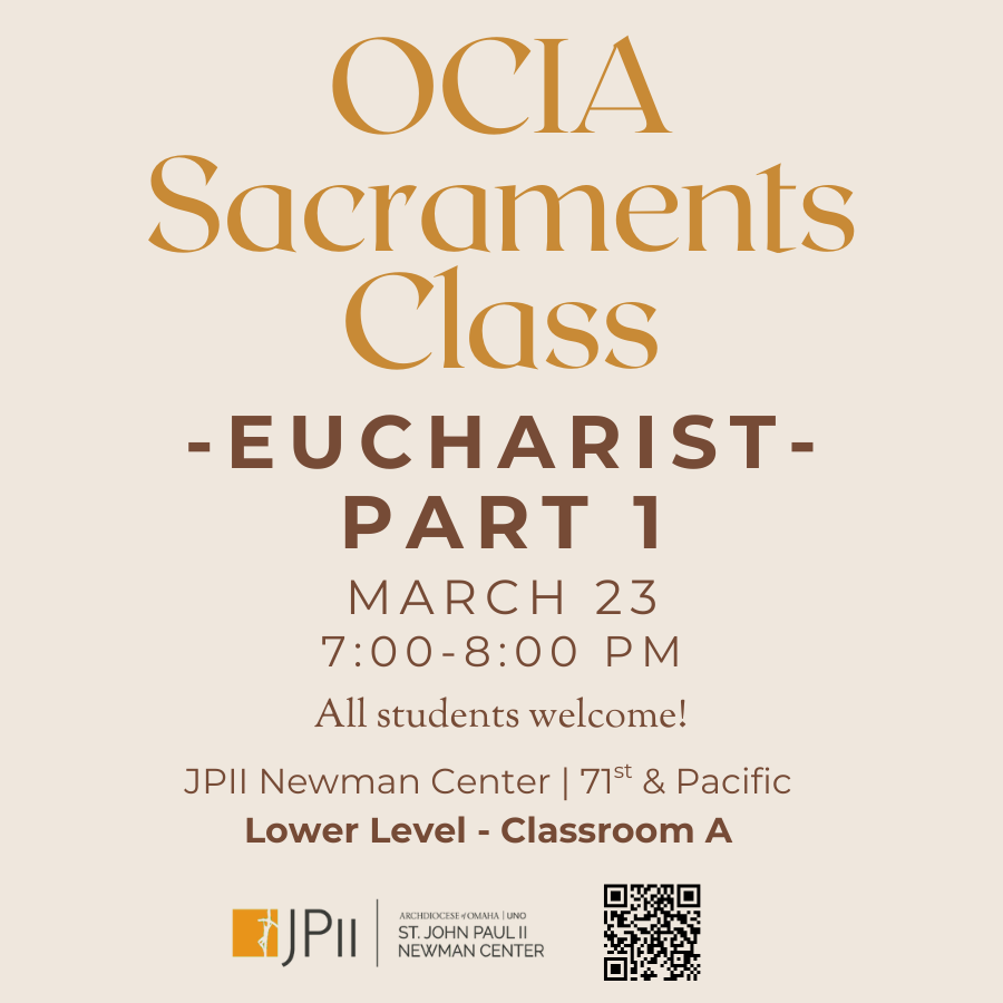OCIA Class: Eucharist- Part 1