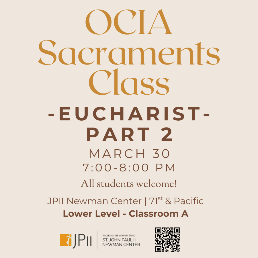 OCIA Class: Eucharist- Part 2