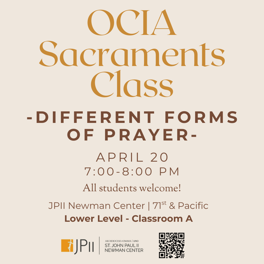 OCIA Class: Different Forms of Prayer
