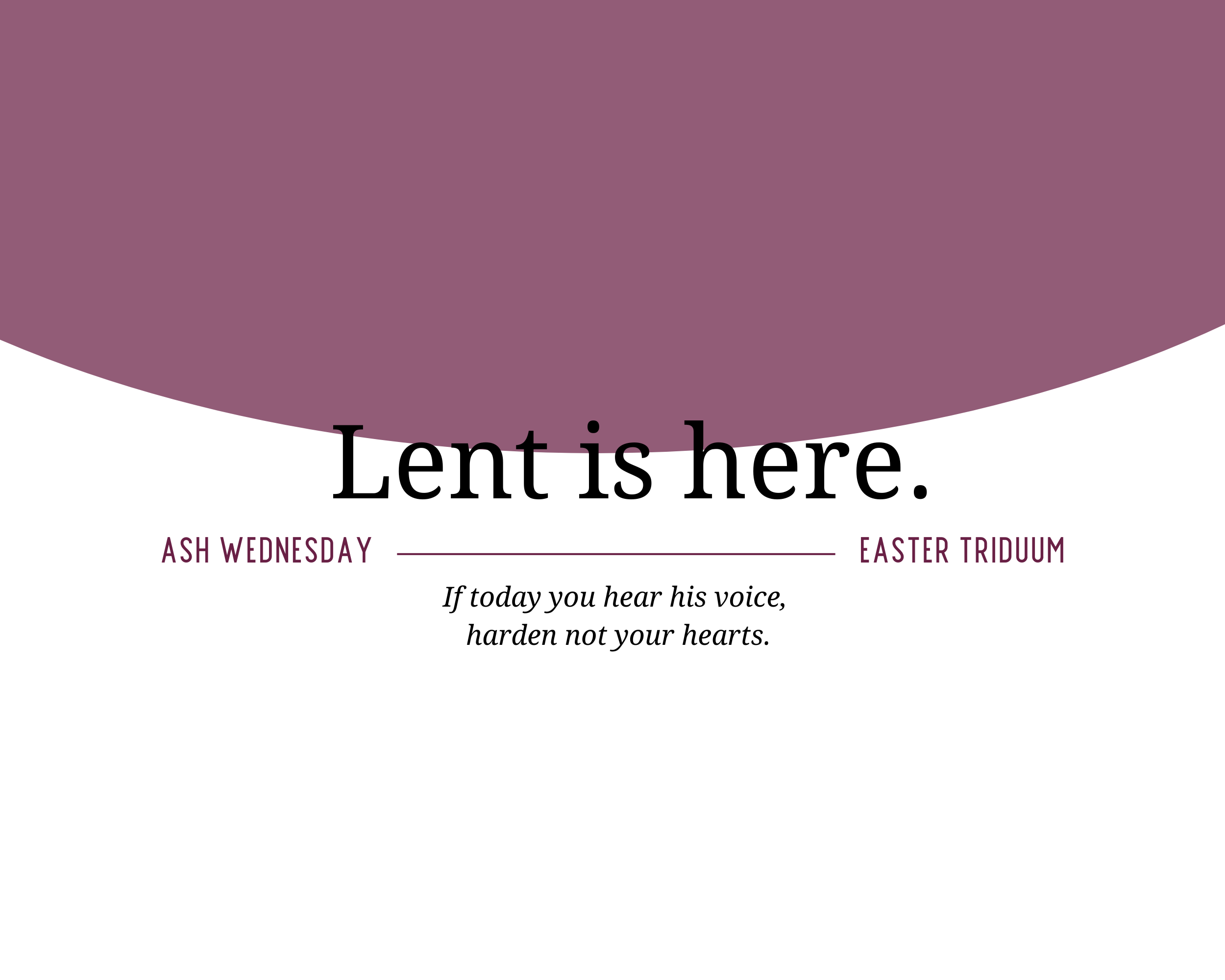 Lent 2026 | Begin Your Lent Journey Today — JPII Newman Center Omaha