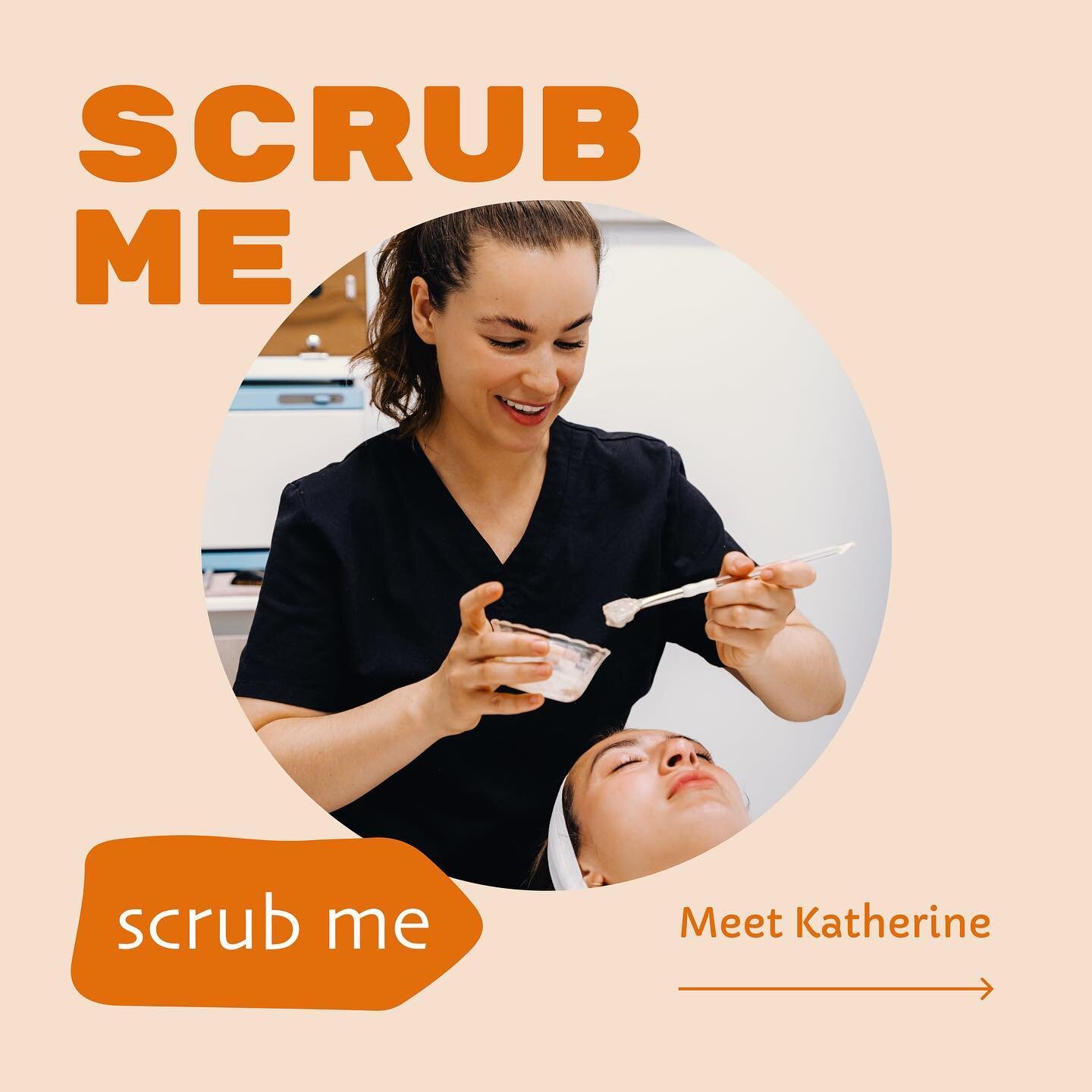Meet 👋 Katherine, esthetician and creator of @scrubmeskincare 🧡 🫧

They thoughtfully handcraft plant-based 🌱products for your skin &amp; your skincare concerns. Their motto: &ldquo;everything you need and nothing you don&rsquo;t.&rdquo;

Katherin
