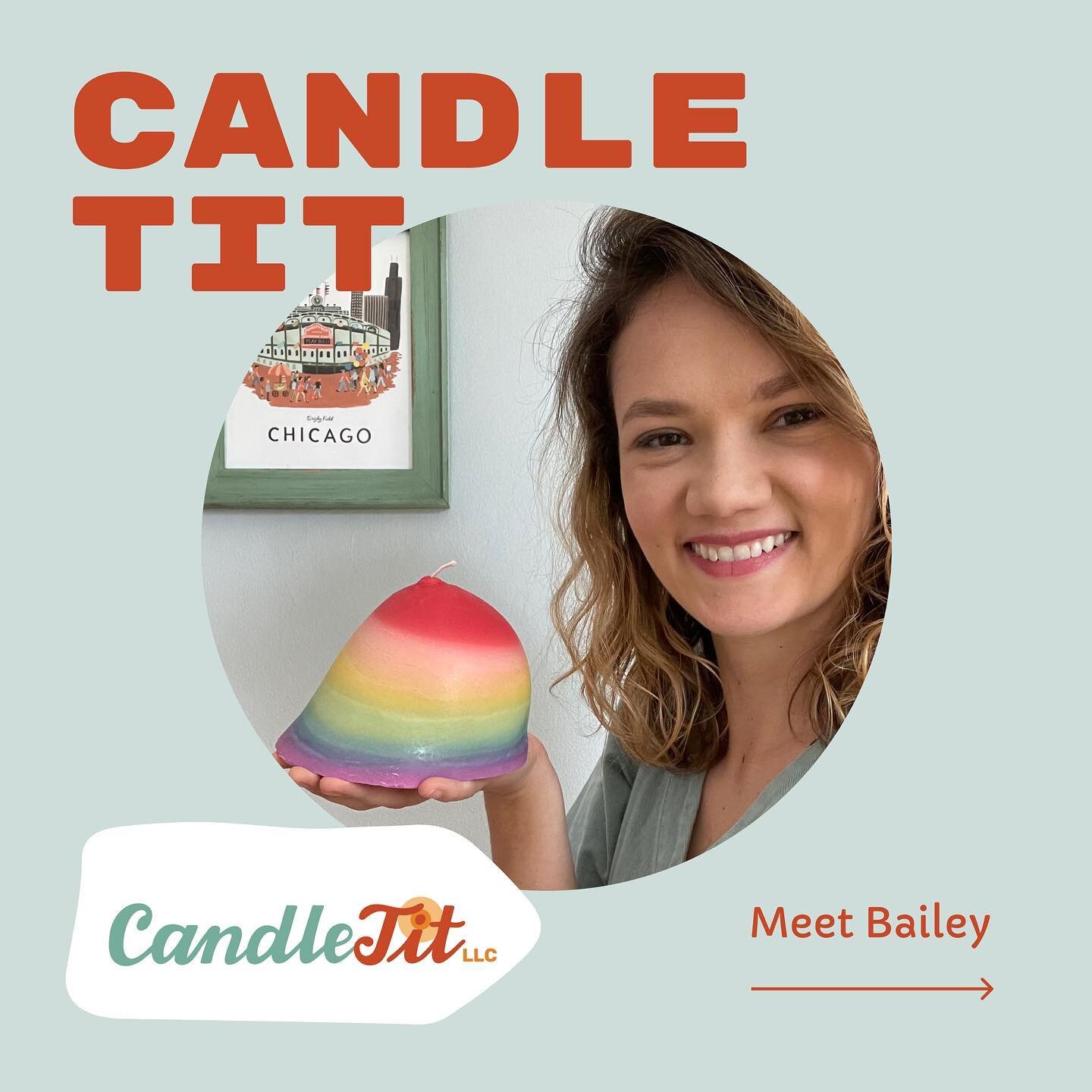 This next vendor is the TITS 🙃 and we&rsquo;re so excited to have them as a part of our market! 

Beautiful humans meet this beautiful human, Bailey, founder of @candletit ✨🕯️

They create boob candles molded from REAL bodies to celebrate 🌈 breast
