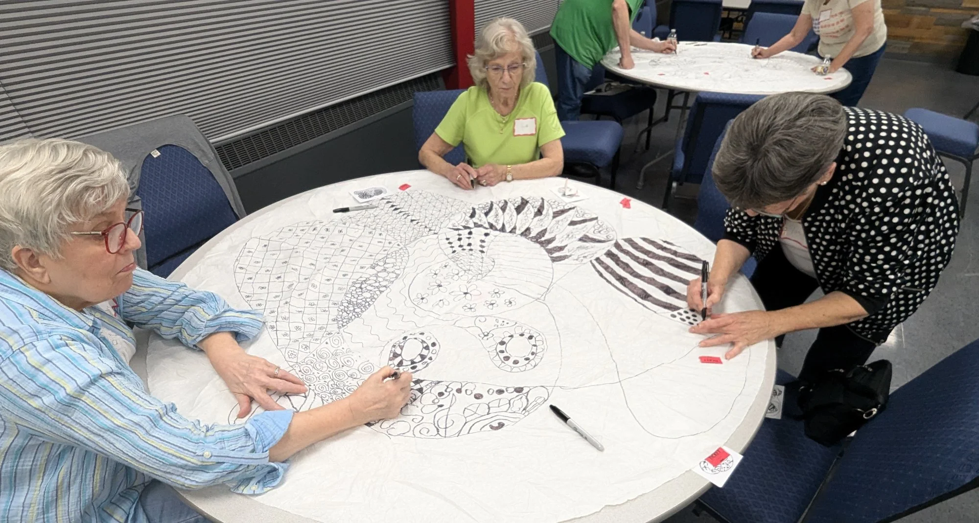 August 2024 - Zentangle with Ruth Inman (2)
