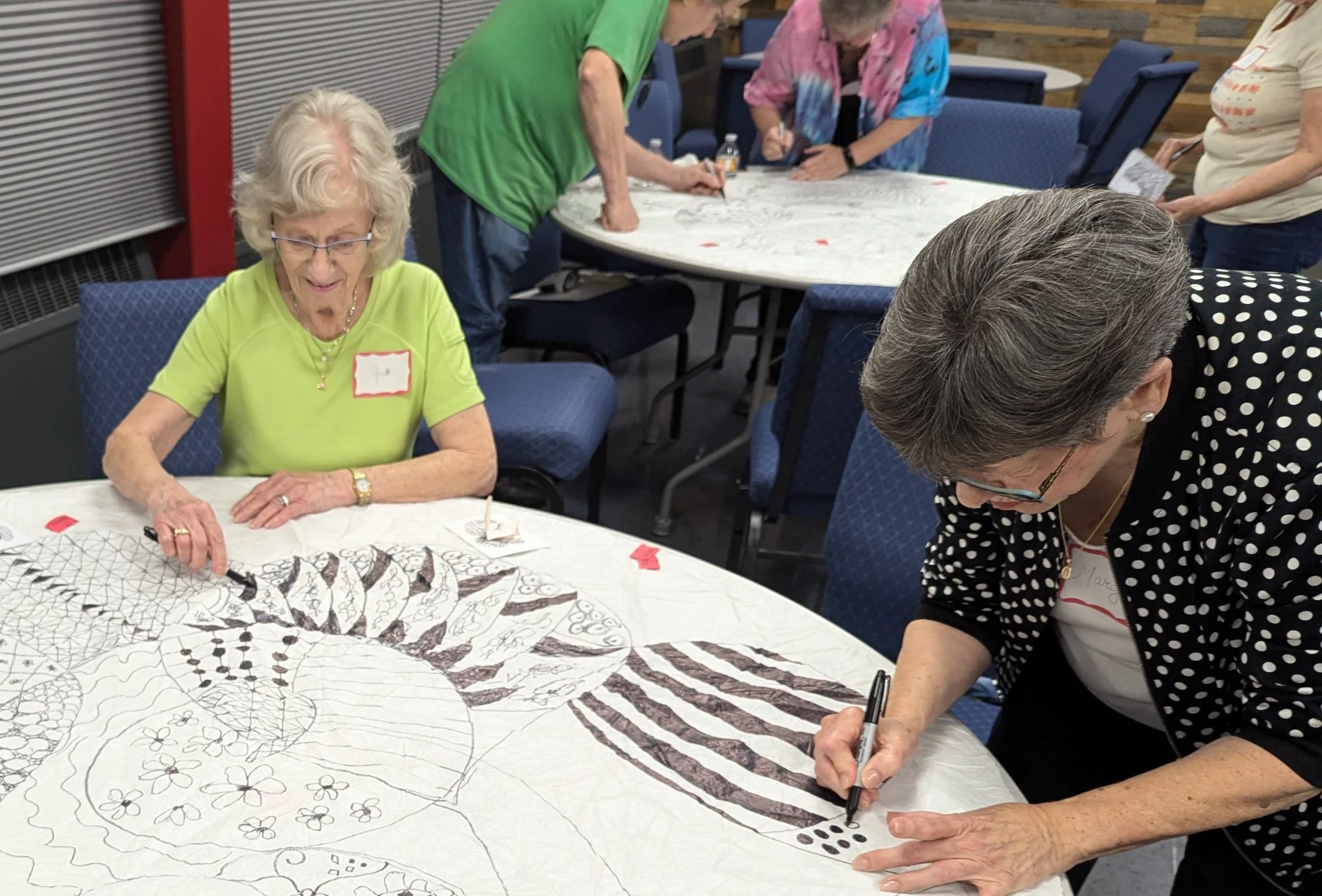 August 2024 - Zentangle with Ruth Inman (3)