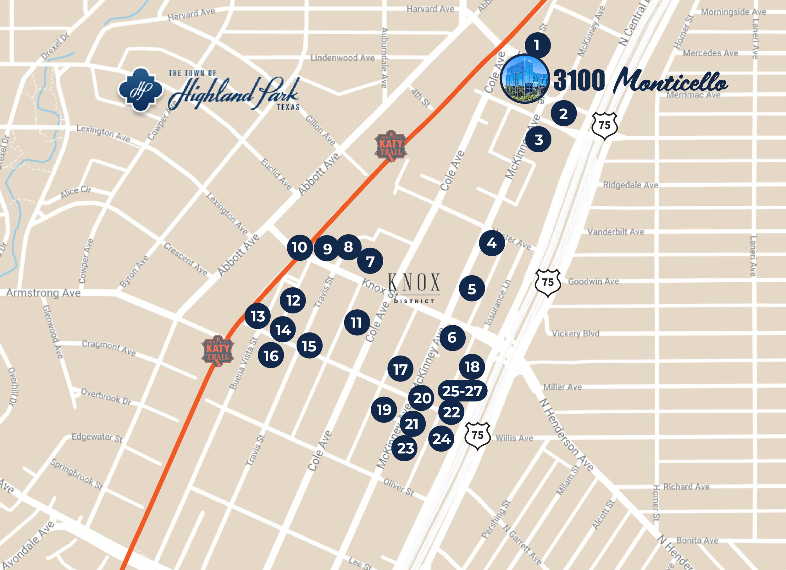 Location — 3100 Monticello