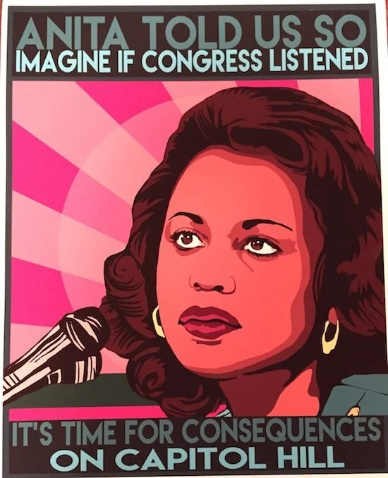From "Bread and Roses" - Kate DeCiccio, Anita Told Us, poster, 8x10in, 2017