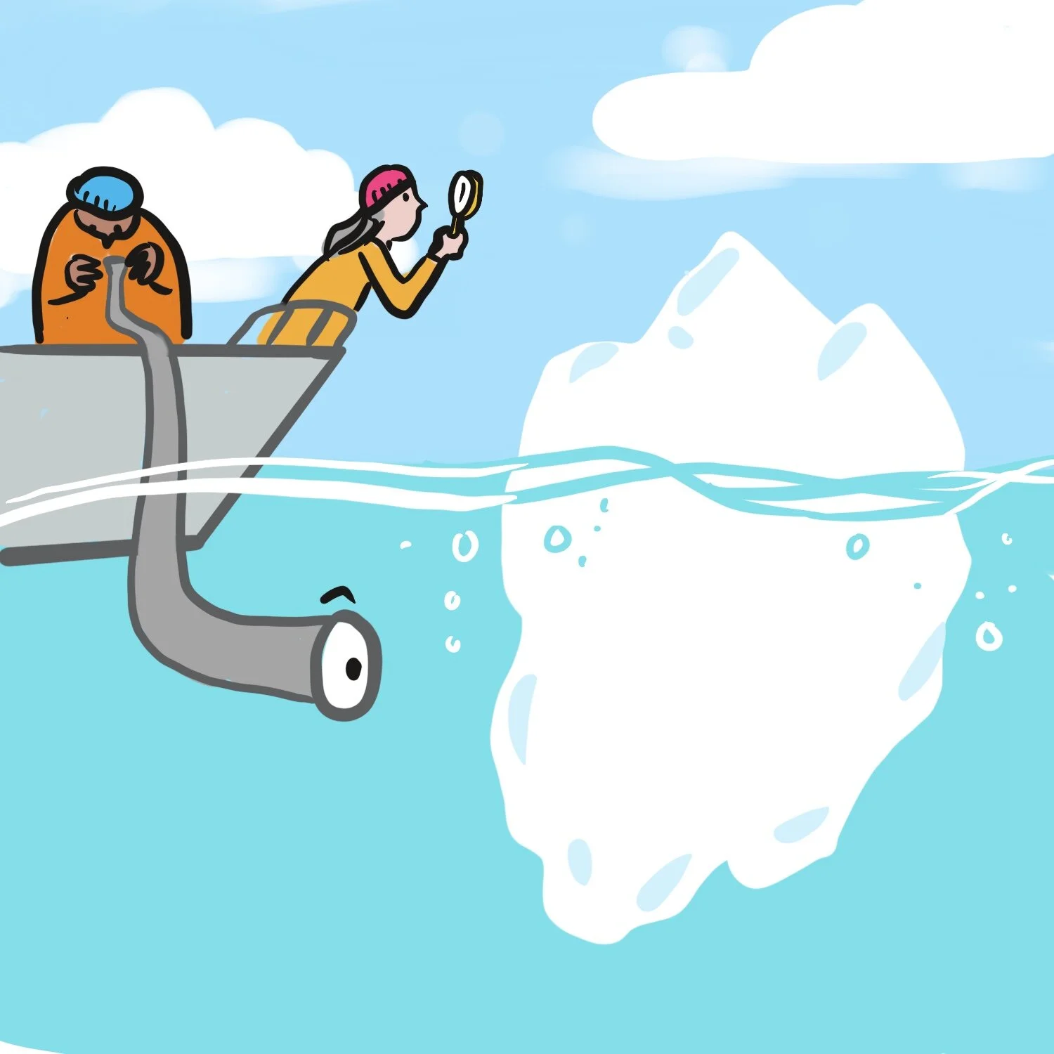 custom illustration for training