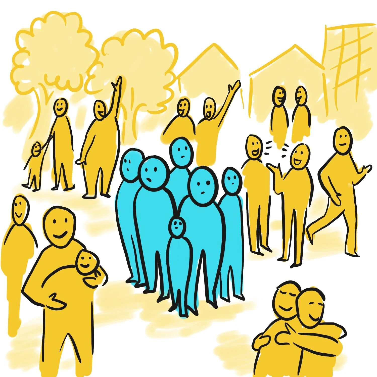 custom illustration for training