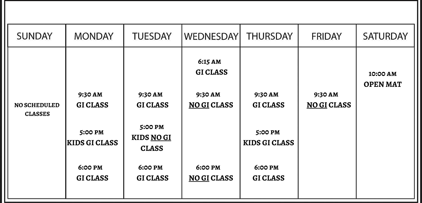 New Classes on RGSC Schedule! — Renzo Gracie South Carolina