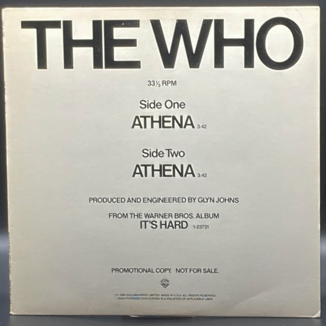 The Who - Athena (Single) - Ominous Synths Records