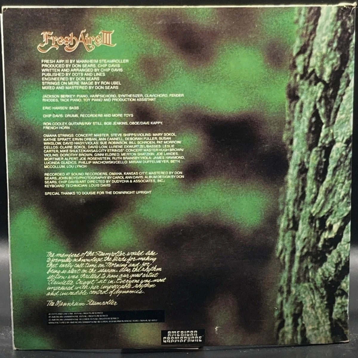 Mannheim Steamroller - Fresh Aire III - Ominous Synths Records