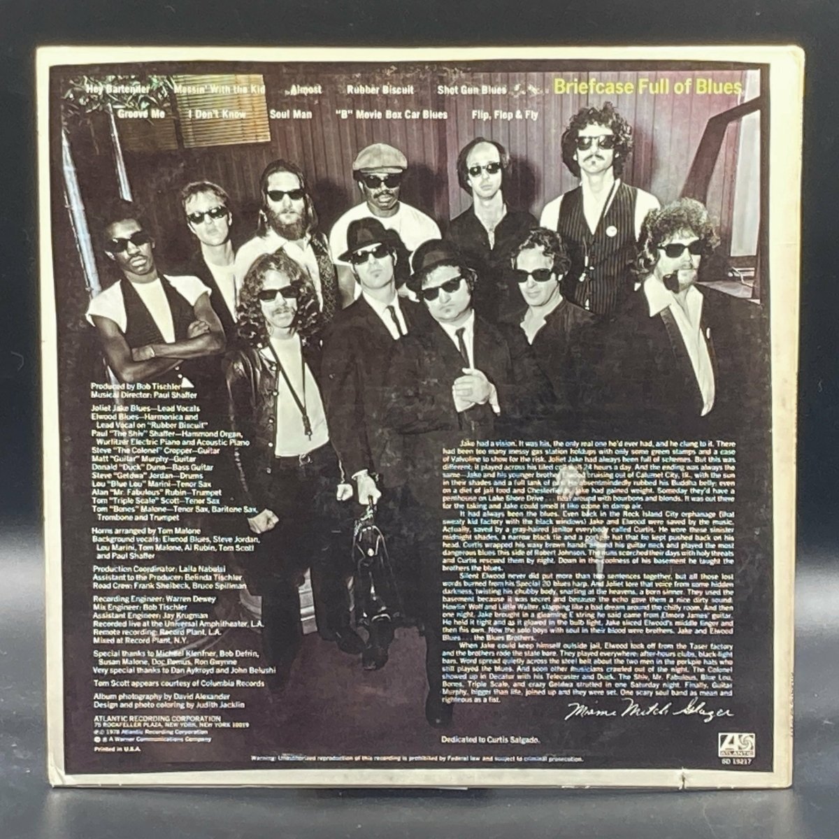 The Blues Brothers Briefcase Full of Blues 12" vinyl — Ominous Synths Records