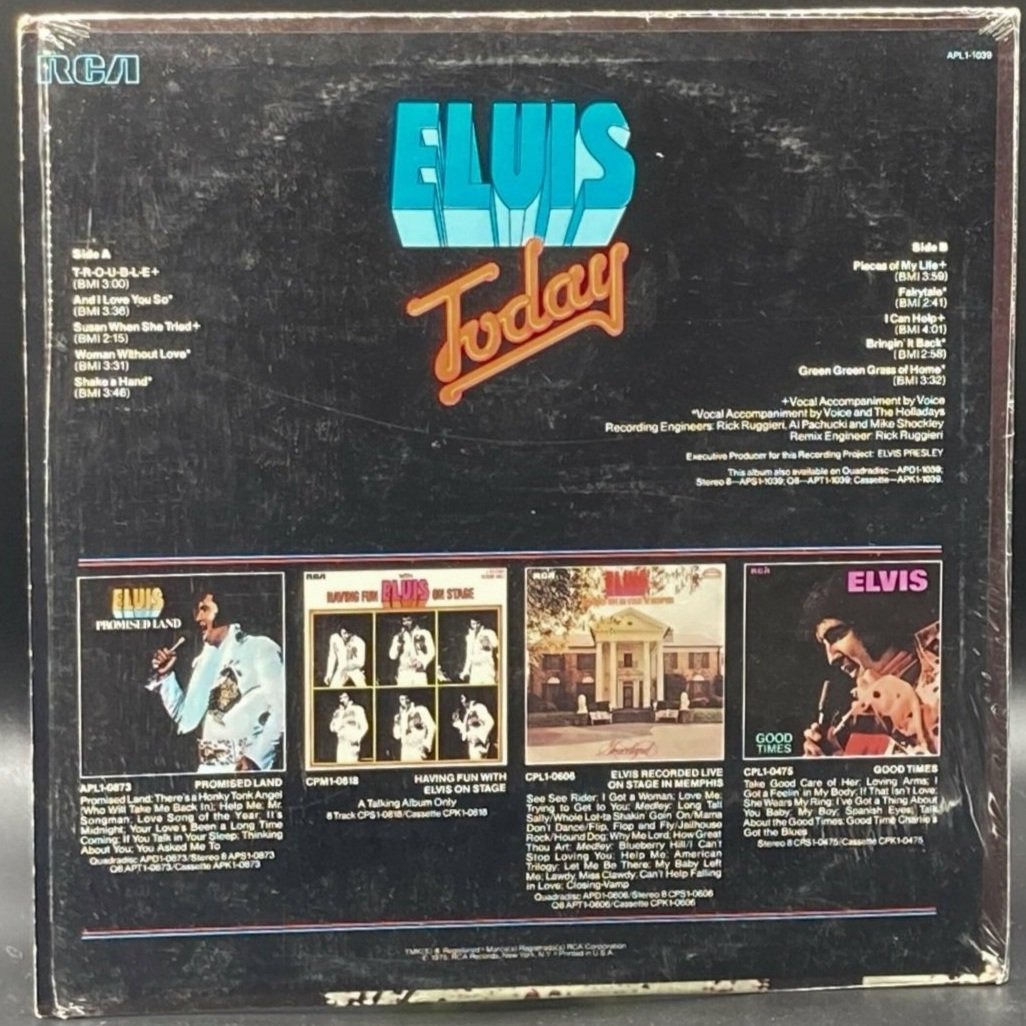 Elvis Presley - Today - Ominous Synths Records