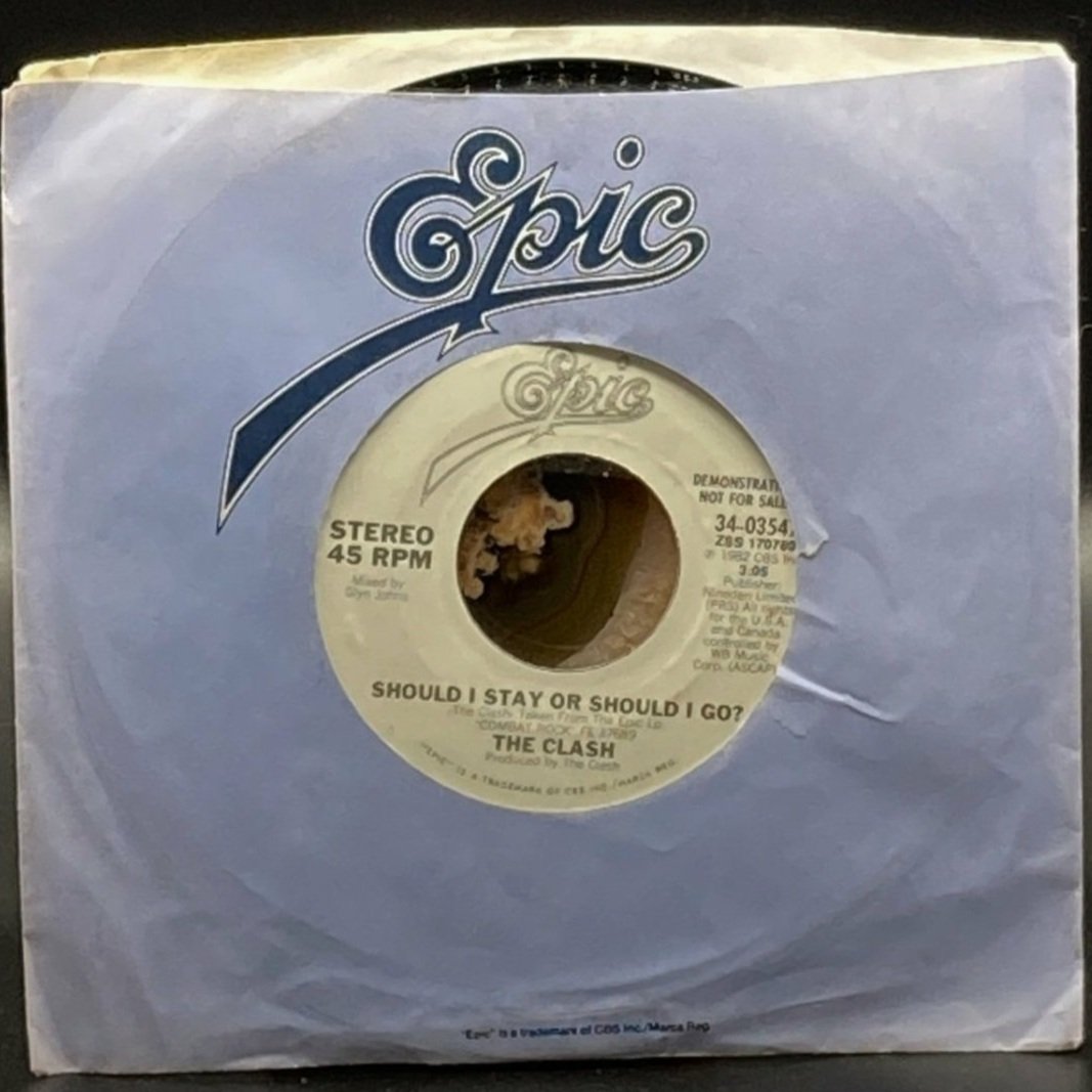 The Clash - Should I Stay Or Should I Go? (7" Single) - Ominous Synths Records