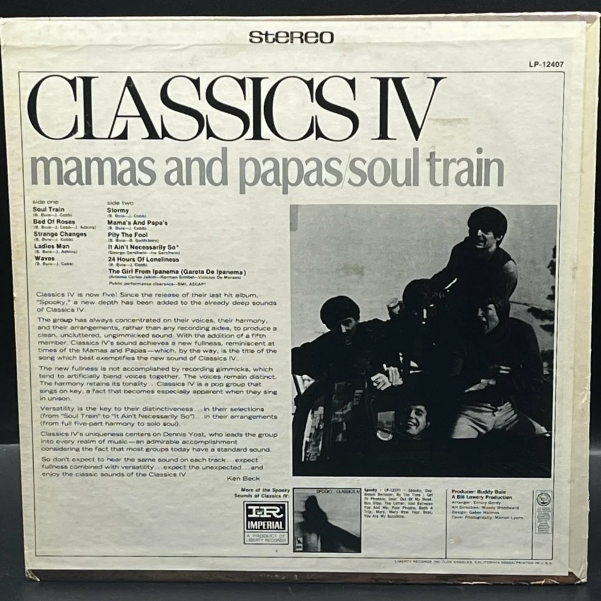 The Classics IV - Mamas And Papas/Soul Train - Ominous Synths Records