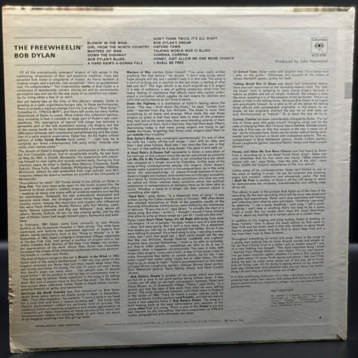 Bob Dylan - The Freewheelin' Bob Dylan - Ominous Synths Records