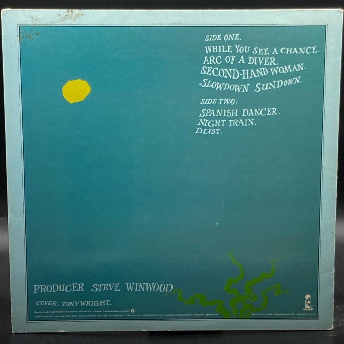 Steve Winwood - Arc of a Diver - Ominous Synths Records