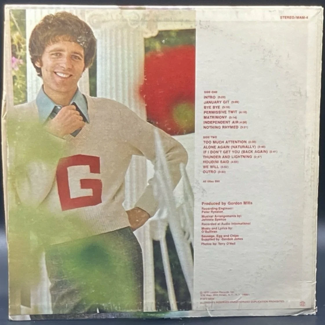 Gilbert O'Sullivan - Himself - Ominous Synths Records