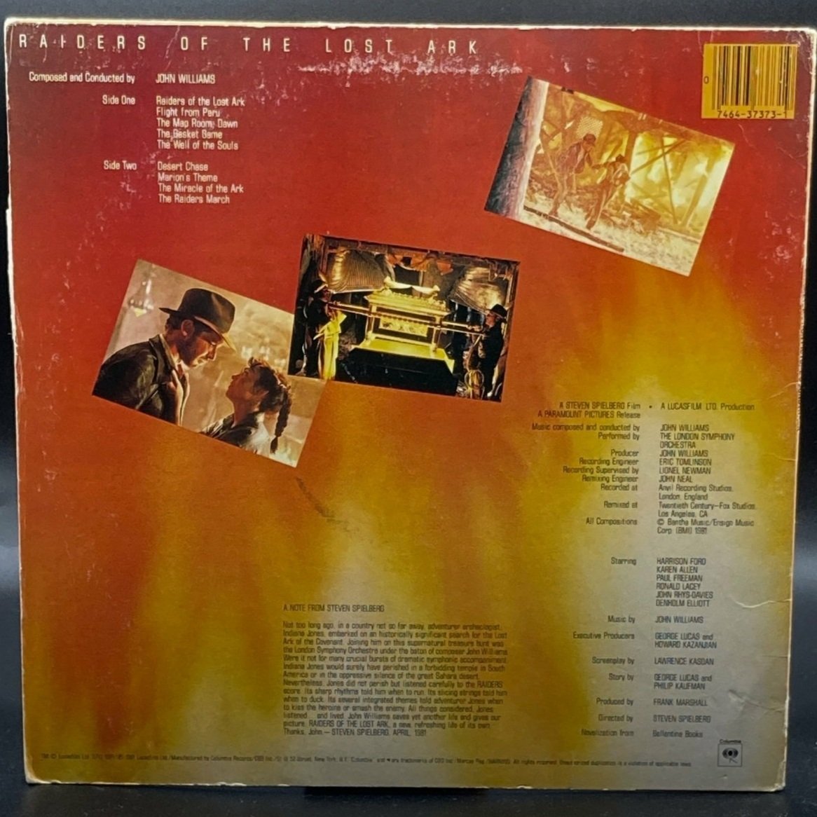 John Williams - Raiders Of The Lost Ark (Original Motion Picture Soundtrack) - Ominous Synths Records