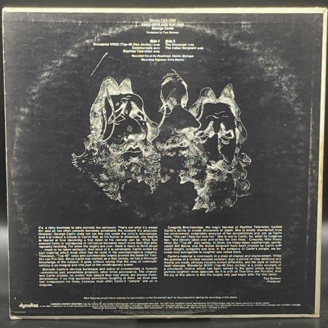 George Carlin - Take-Offs & Put-Ons - Ominous Synths Records