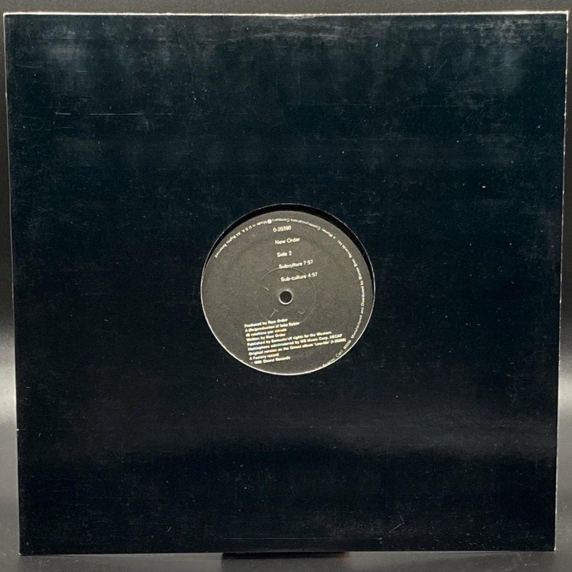 New Order - Sub-Culture (Single) - Ominous Synths Records