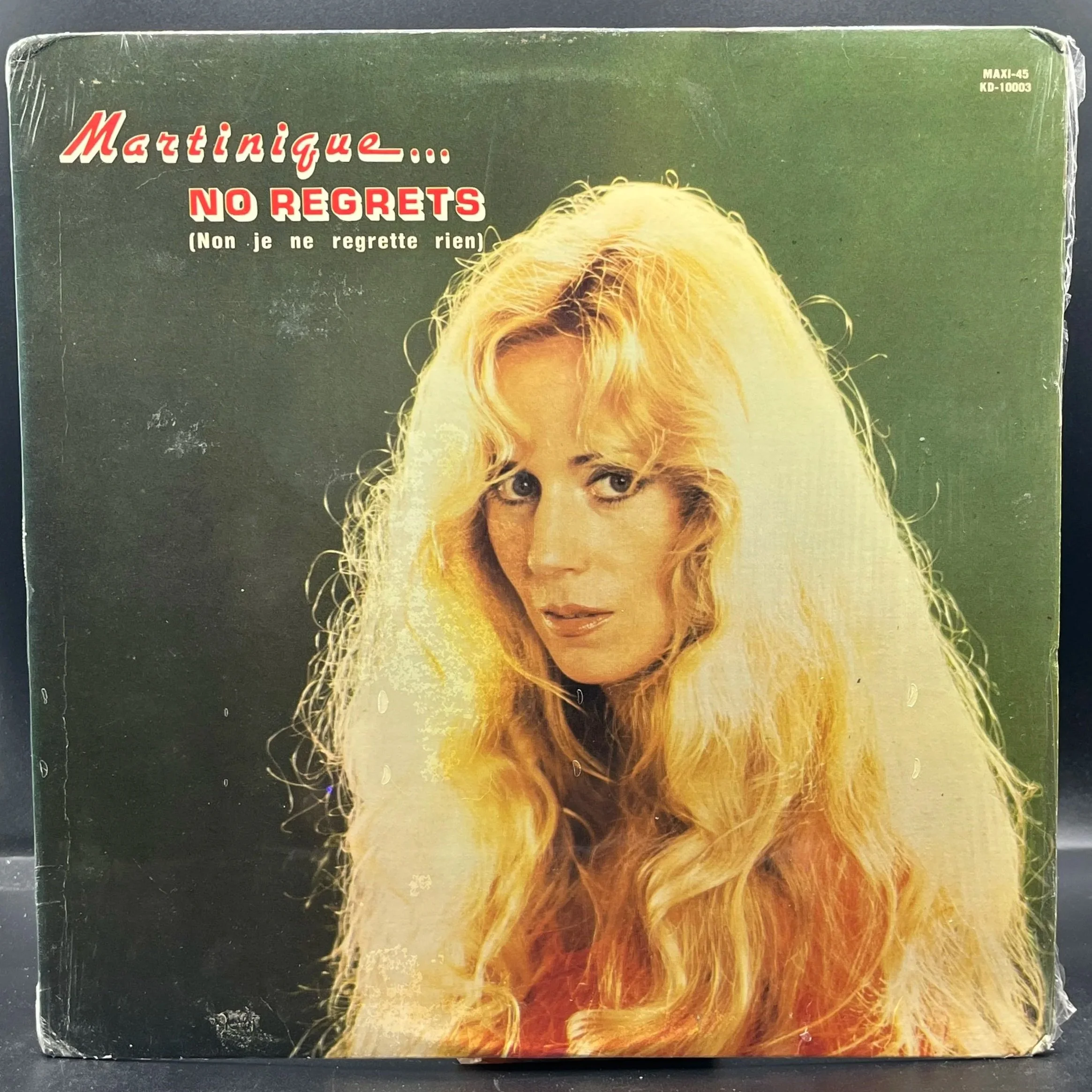 Martinique - No Regrets (Non, Je Ne Regrette Rien) (Single)