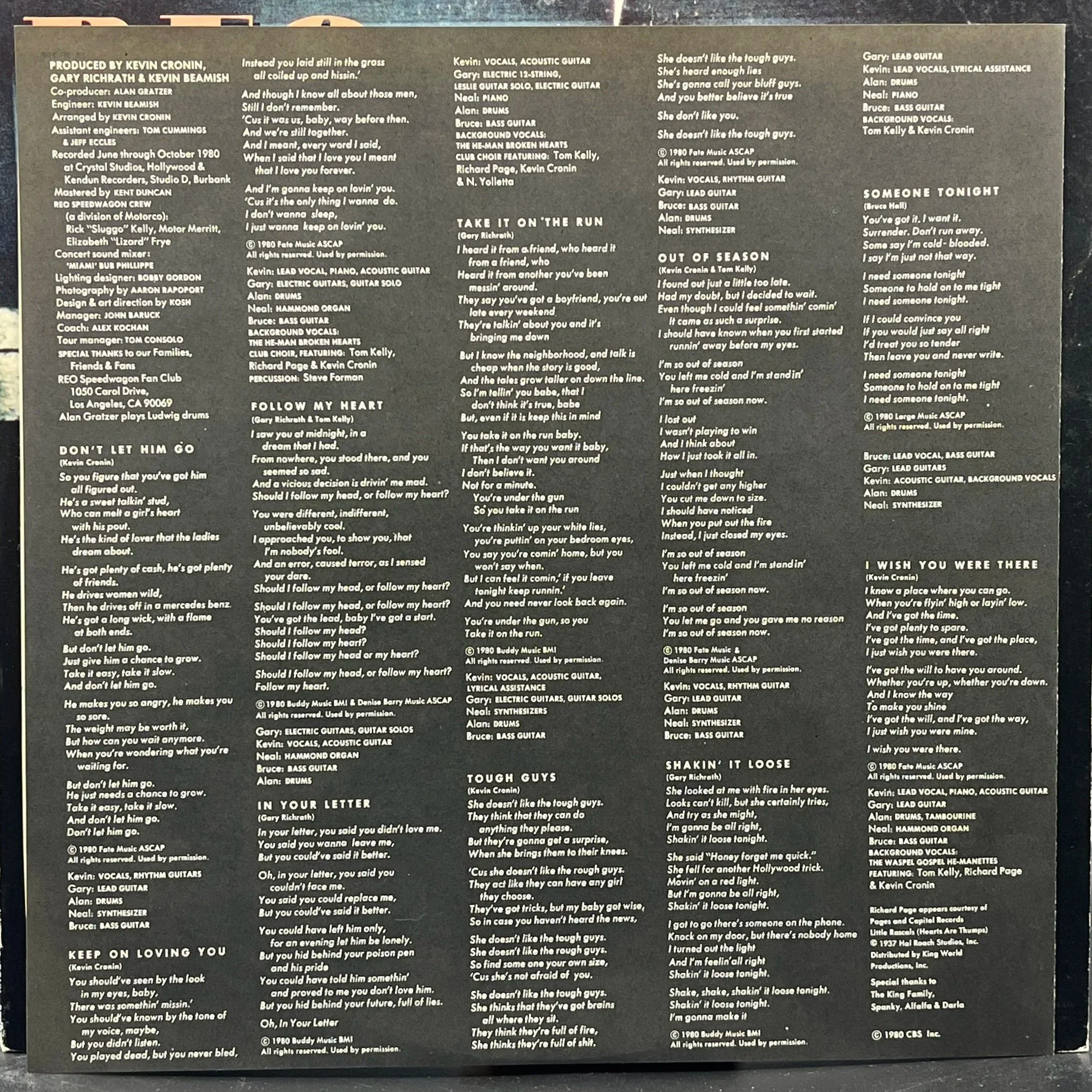 REO Speedwagon - Hi Infidelity - Ominous Synths Records