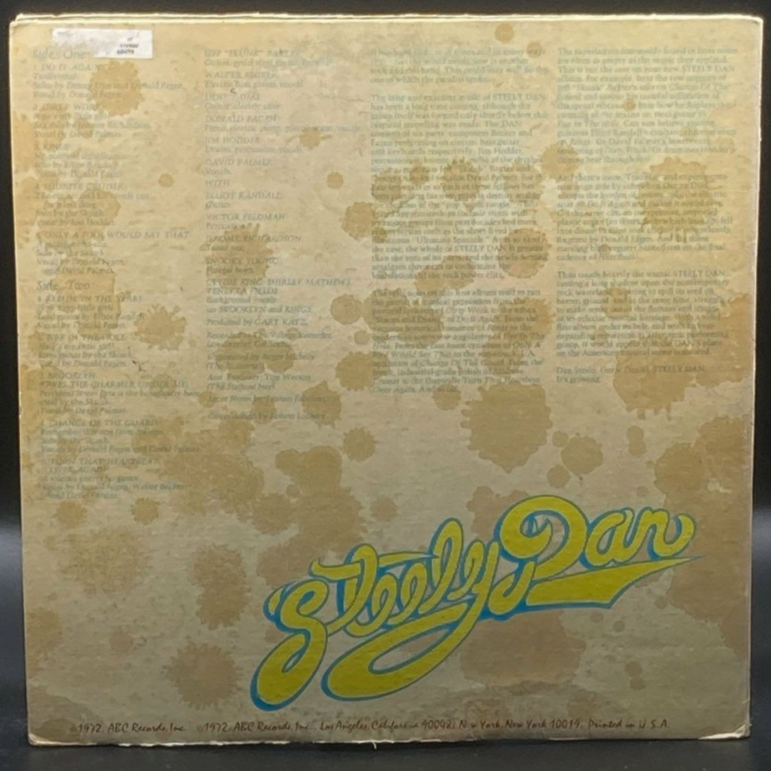 Steely Dan - Can't Buy A Thrill - Ominous Synths Records