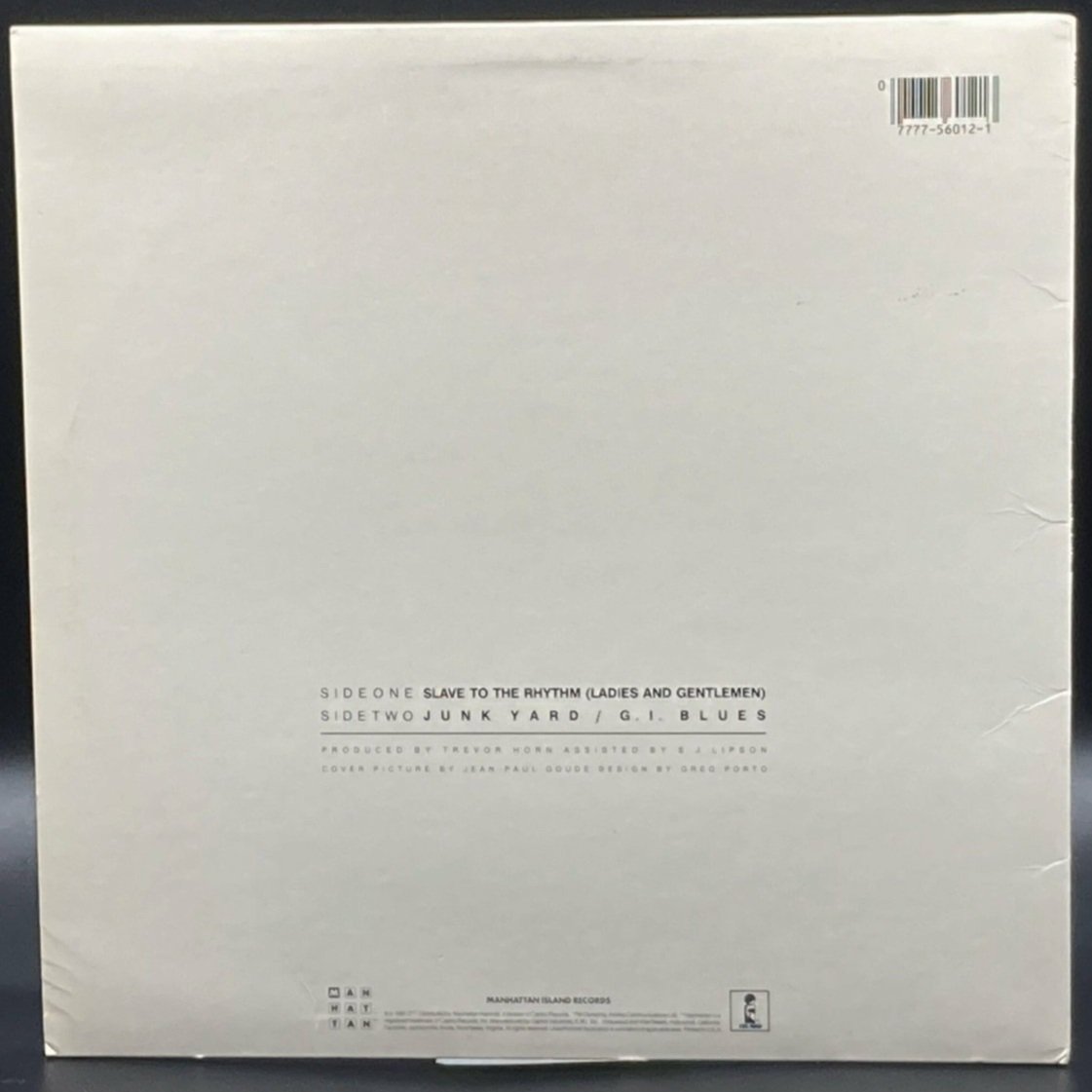 Grace Jones - Slave to the Rhythm (Single) - Ominous Synths Records