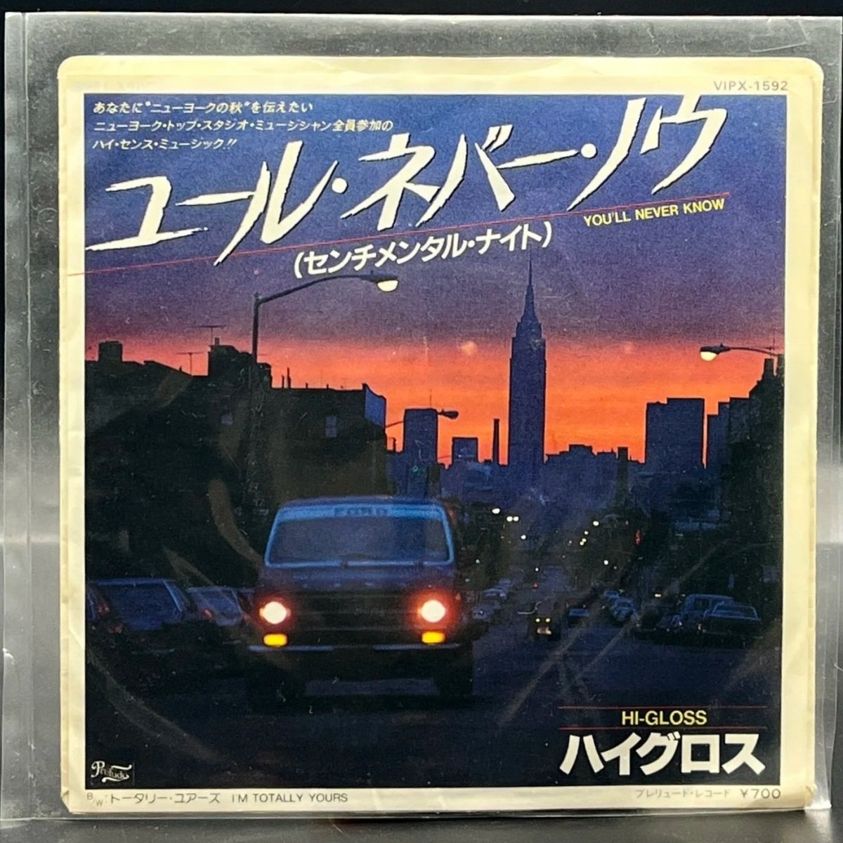 Hi-Gloss - You'll Never Know (7" Single)