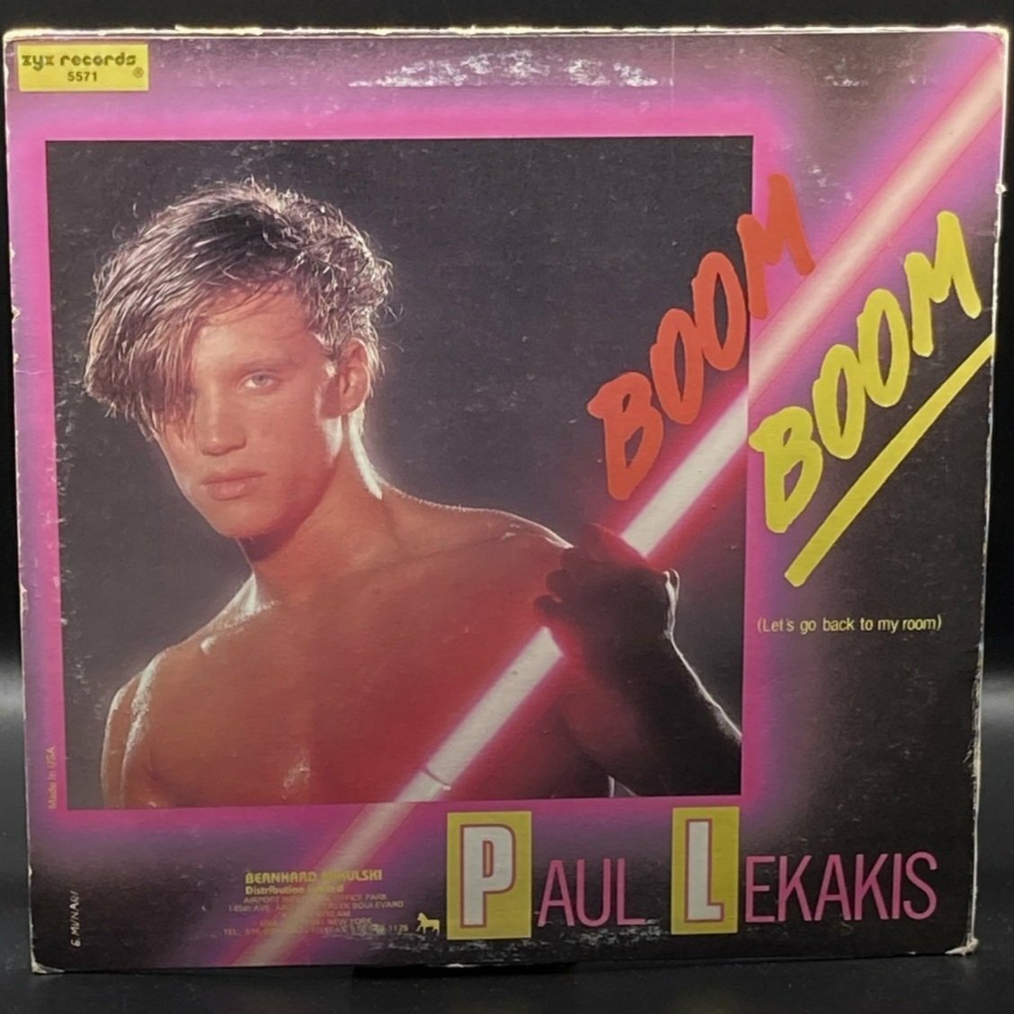 Paul Lekakis - Boom Boom (Let's Go To My Room) (Single) - Ominous Synths Records