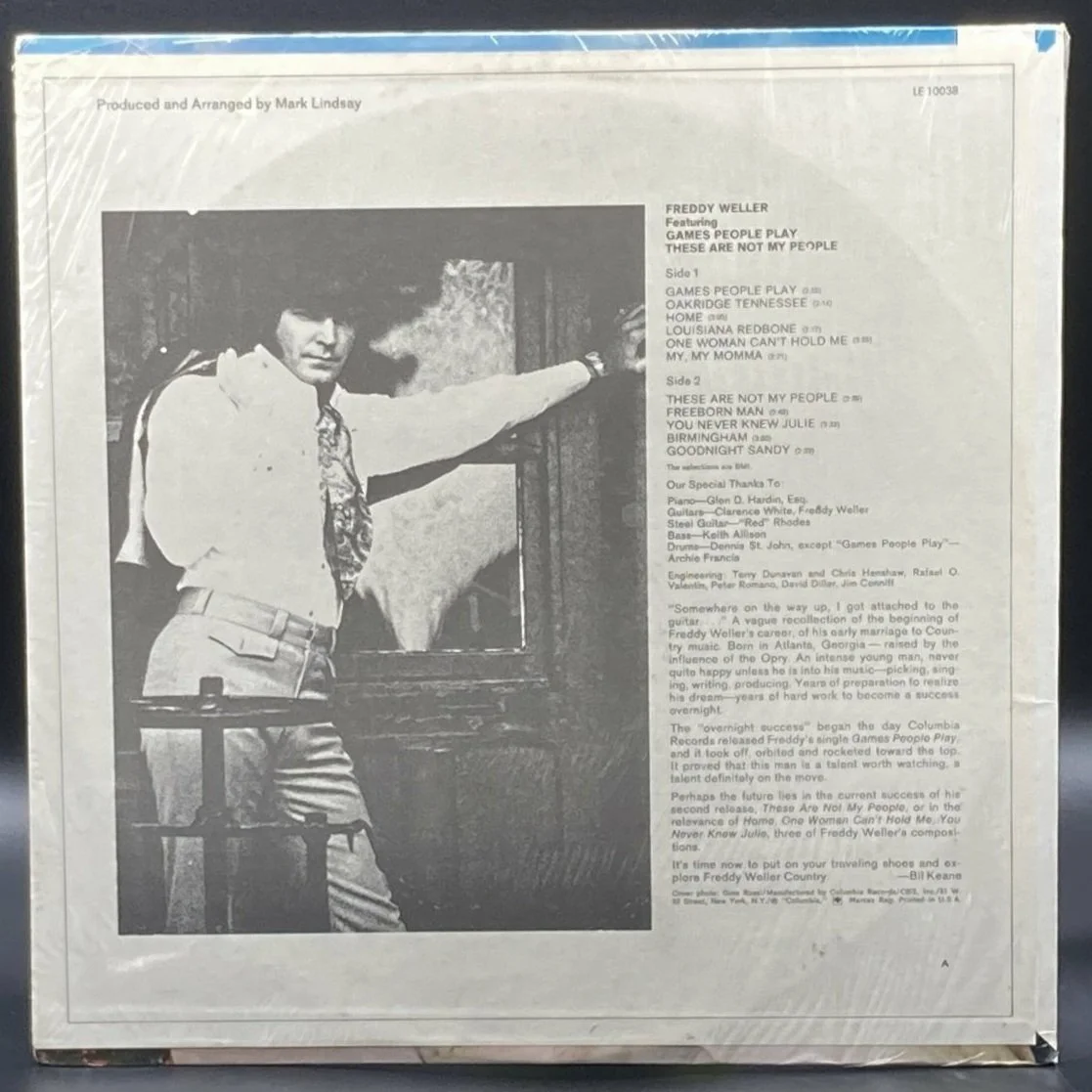 Freddy Weller - Games People Play/These Are Not My People - Ominous Synths Records
