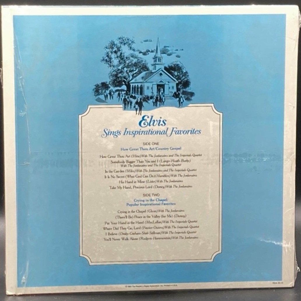 Elvis Presley - Elvis Sings Inspirational Favorites - Ominous Synths Records