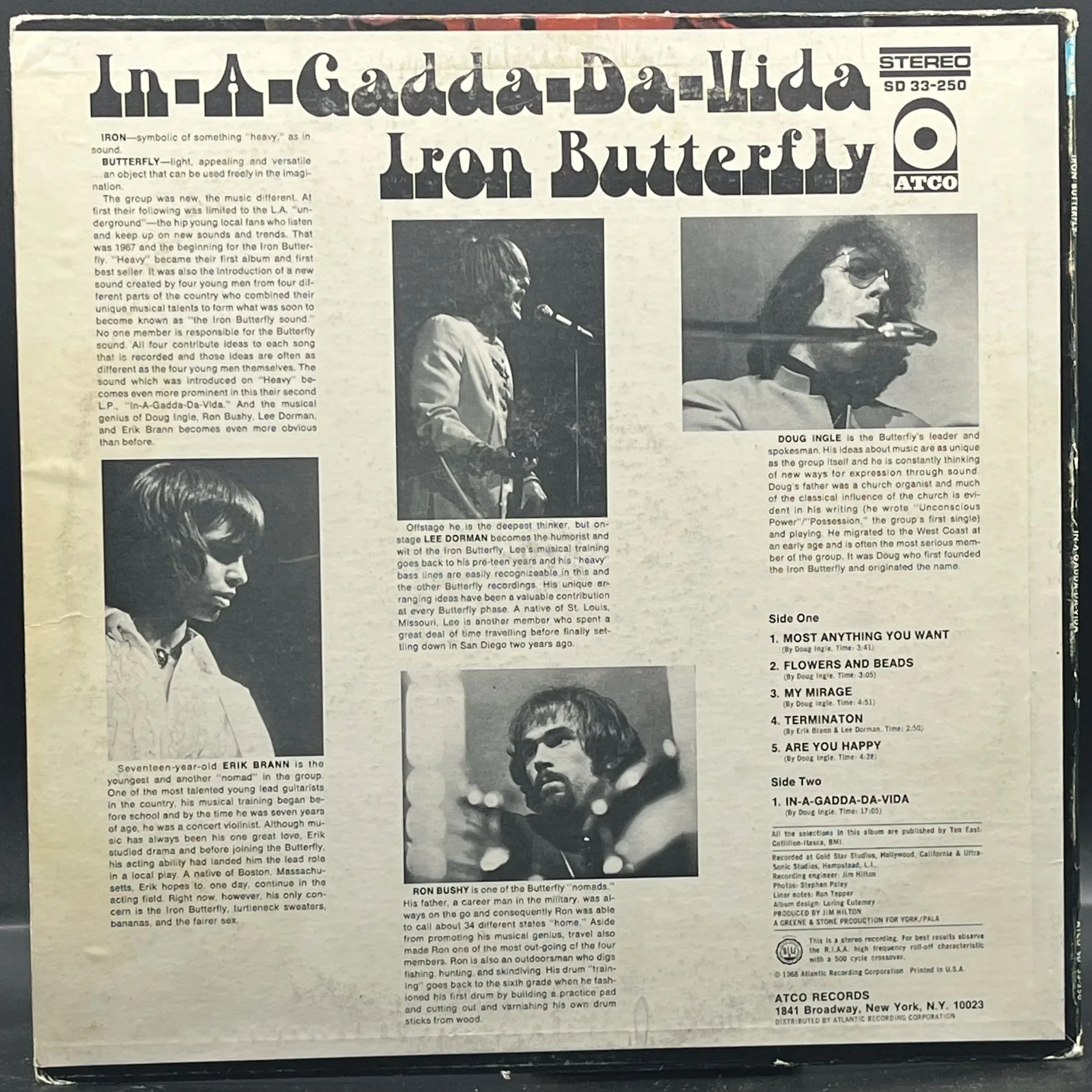 Iron Butterfly - In-A-Gadda-Da-Vida - Ominous Synths Records