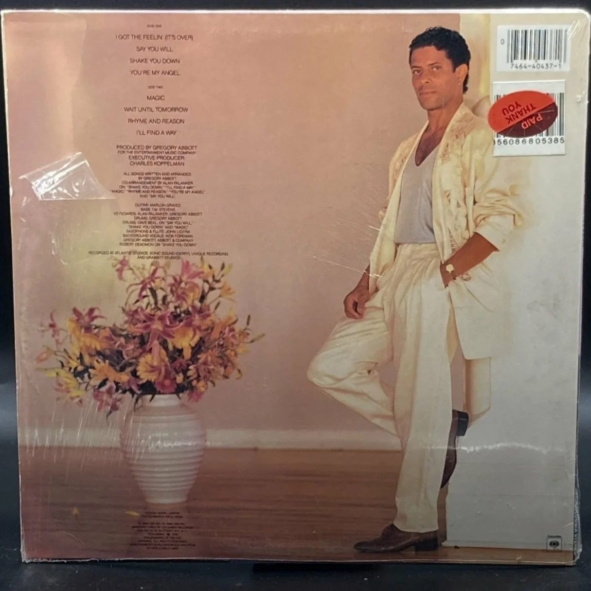Gregory Abbott - Shake You Down - Ominous Synths Records
