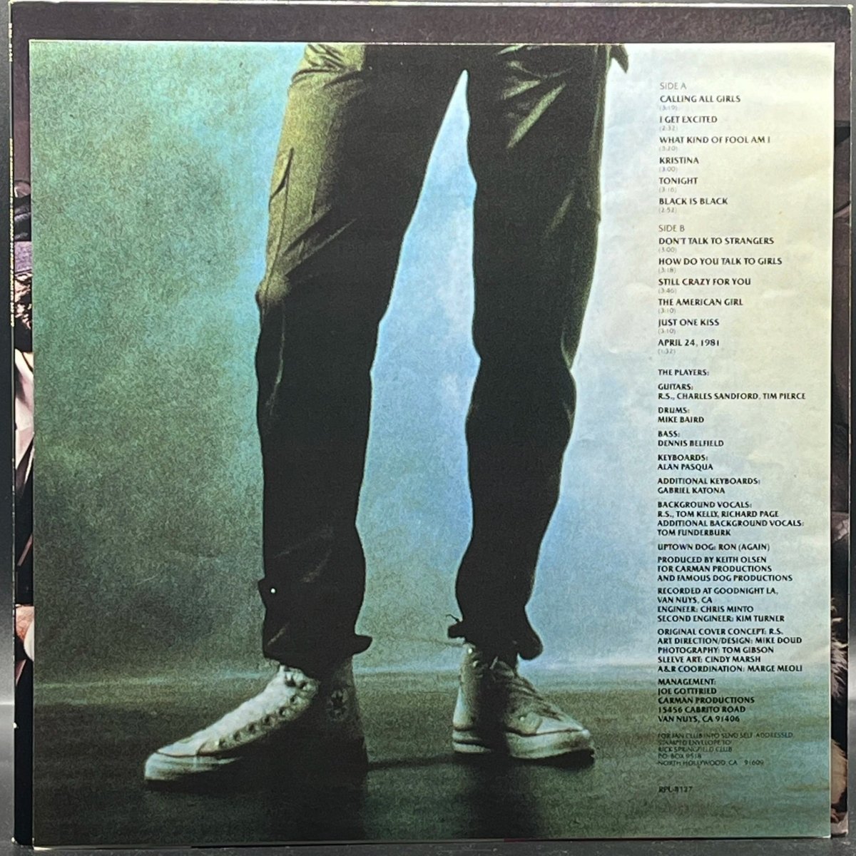 Rick Springfield - Success Hasn't Spoiled Me Yet - Ominous Synths Records