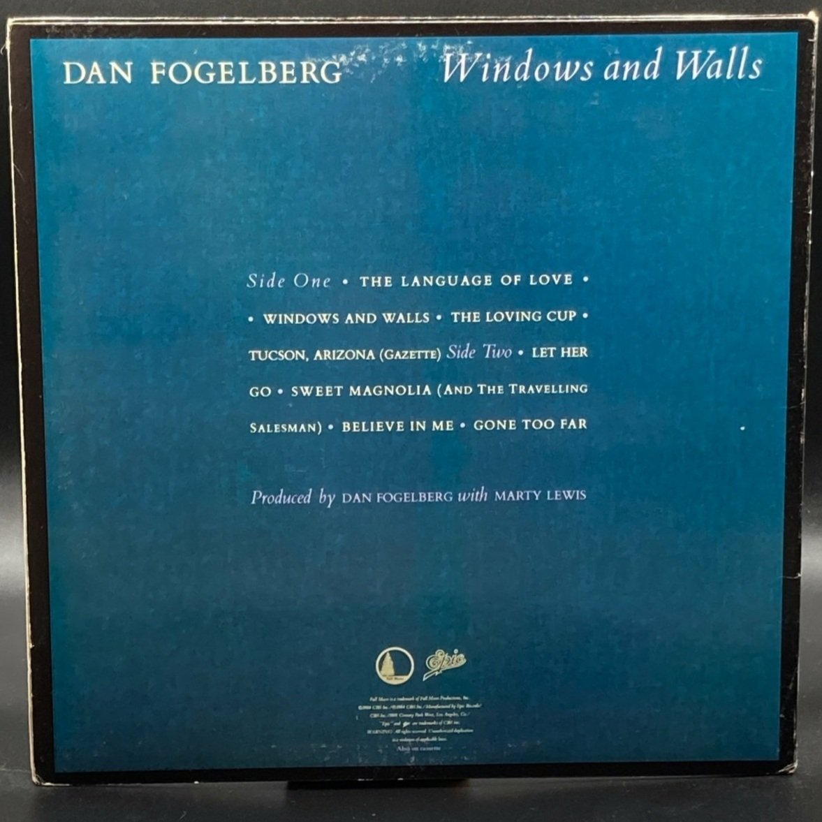 Dan Fogelberg - Windows And Walls - Ominous Synths Records