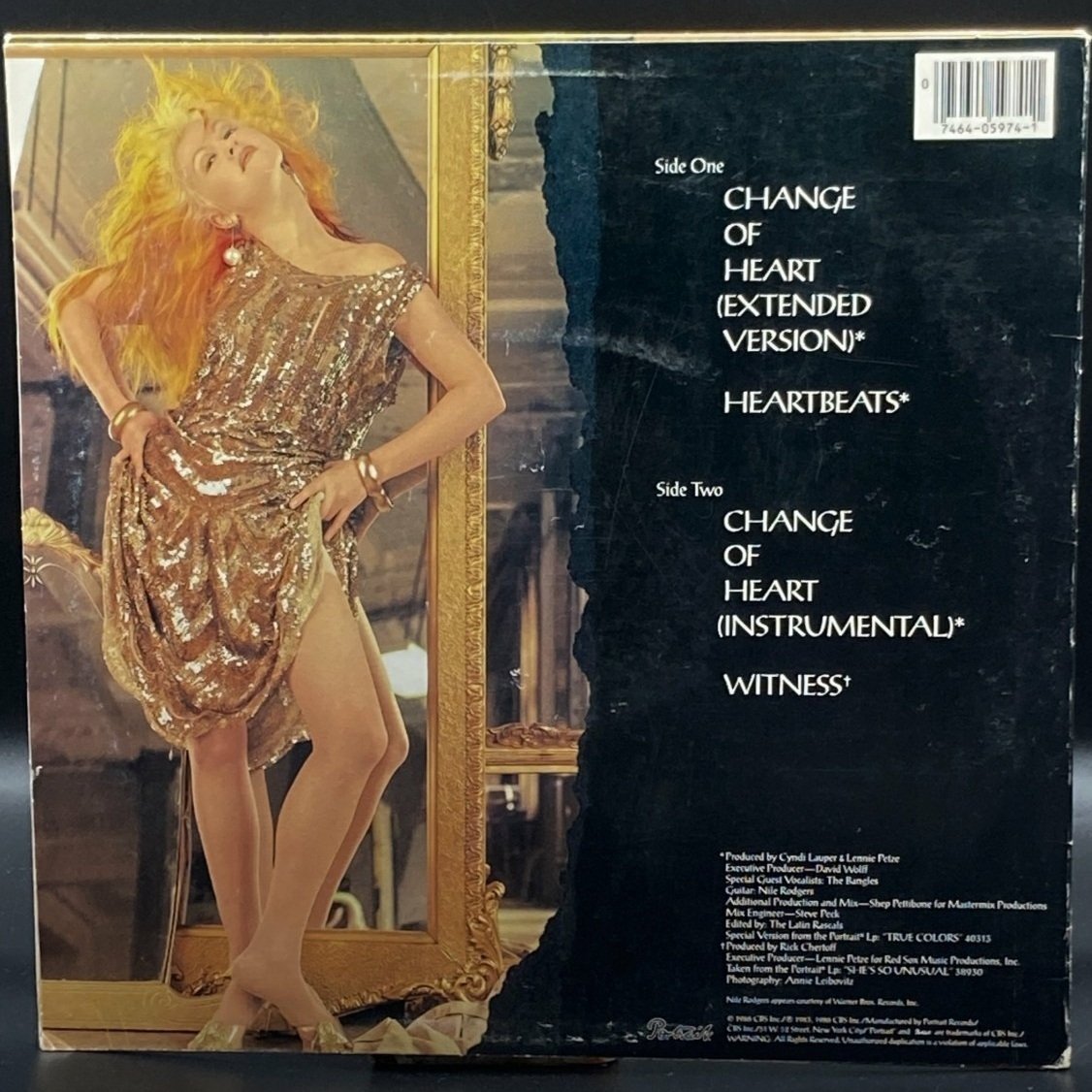 Cyndi Lauper - Change Of Heart (Single) - Ominous Synths Records