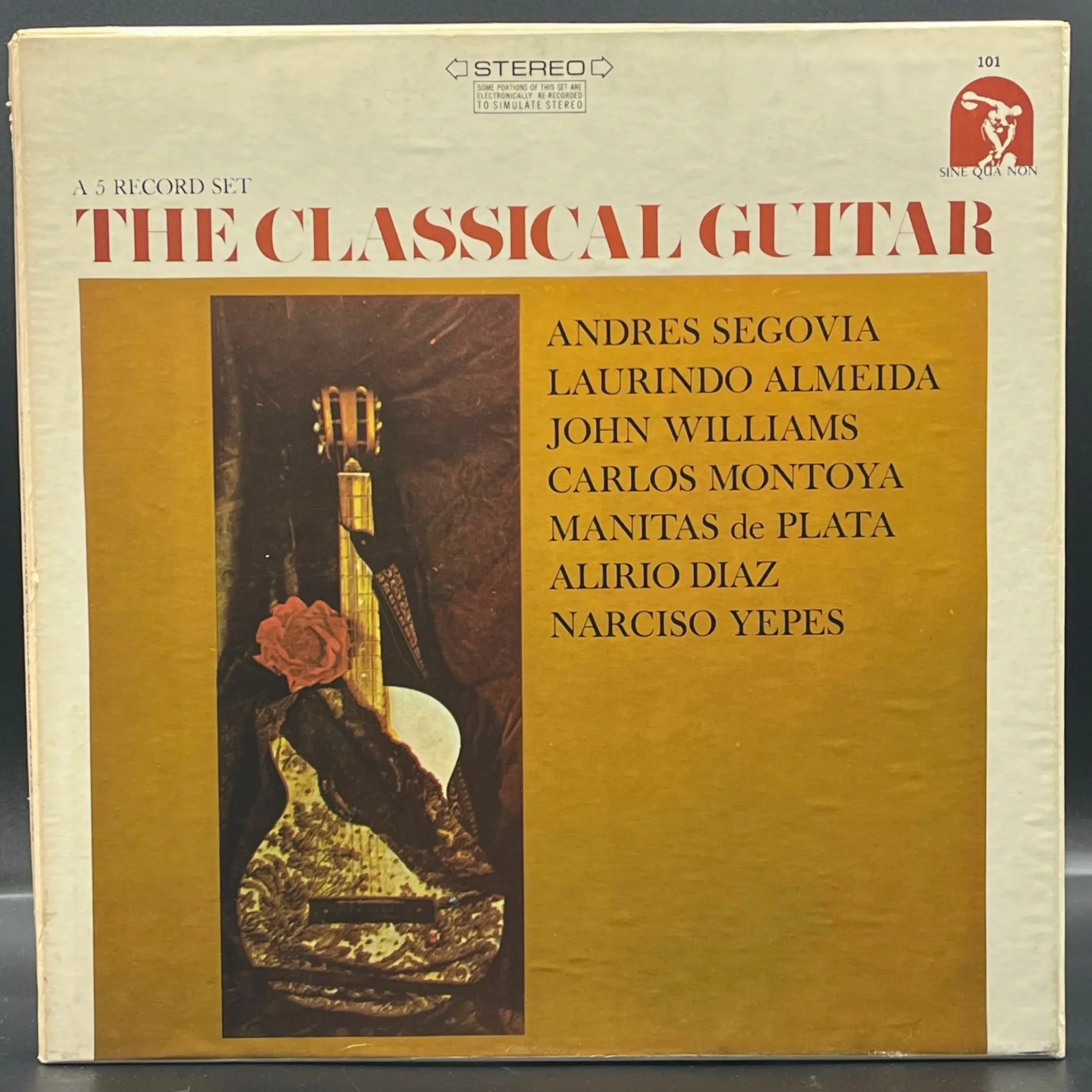 Andrés Segovia, Laurindo Almeida, John Williams, Carlos Montoya, Manitas De Plata, Alirio Díaz, Narciso Yepes – The Classical Guitar (Box Set)